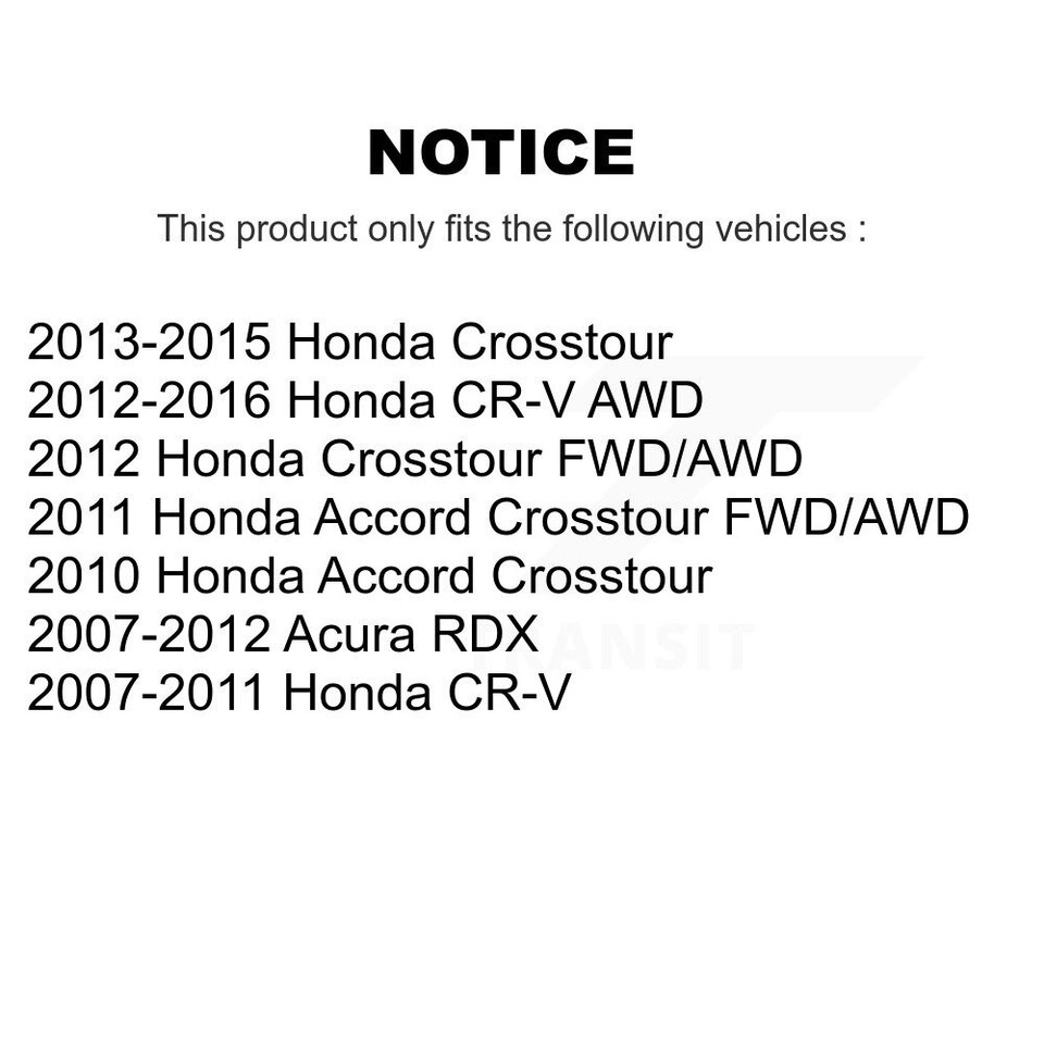 PowerStop Rotor Kit | 2007–2012 Acura RDX (SC3098) main image 0