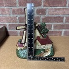 Cast Iron Windmill Doorstop 12” Vintage Original Paint — photo 8