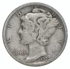 VG+ 1923 Mercury 90% Silver Dime *9393