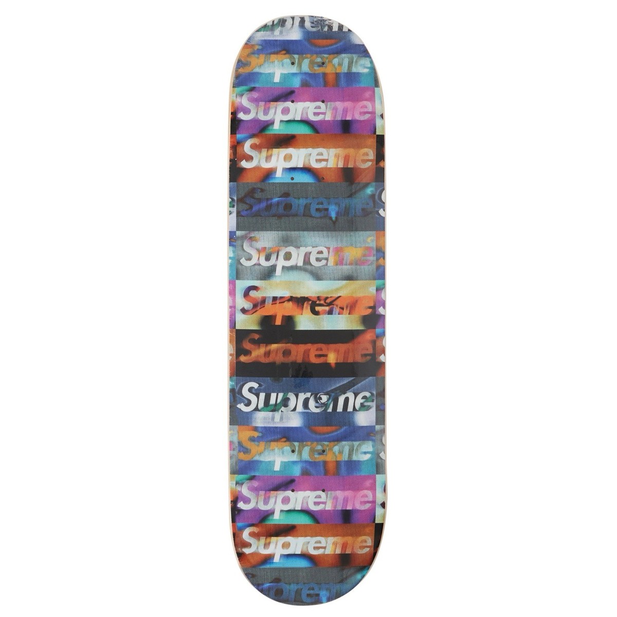 スケートボード Supreme - Supreme Distorted Logo Skateboard Black Supreme Distorted Logo Skateboard Deck Black | eBay