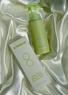 [By Wishtrend] Green Tea & Enzyme Milky Foaming Wash 140ml