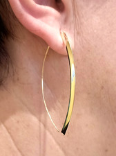 ORECCHINI IN ORO GIALLO 18 CT ( 750 ) MADE IN ITALY.