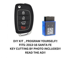 Diy Kit For 2013-16 Santa Fe Tq8-rke-3f04 95430-4z100 Inc Key Cutting