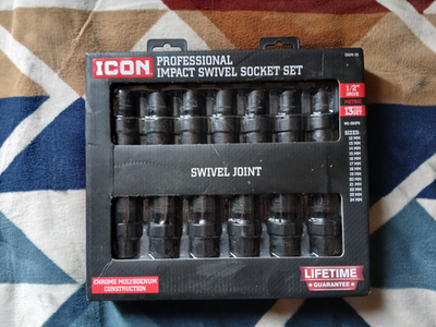 ICON 13UM-13 Professional Impact Swivel Socket Set 1/2” Drive