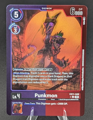Digimon Punkmon EX11-049 C* (Limited Foil) - Dawn of Liberator (EX-11)
