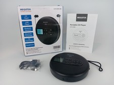 CP27BR Portable CD Player Bluetooth Car FM Transmitter USB AUX Rechargeable