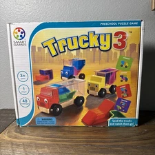 SmartGames Trucky 3 - Ages 3+ | 1 player Trucks And Blocks No Book
