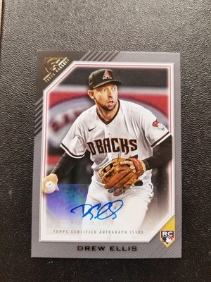 2022 Topps Gallery #RA-DE Drew Ellis Rookies Autographs