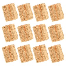 12 Pcs Small Hay Bales Dollhouse Harvest Scene Autumn Decoration