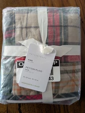 POTTERY BARN Peyton Reversible Patchwork King Sham-NWT