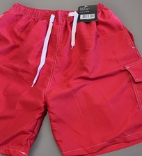 Men  s Medium Red Swim Trunks NWT