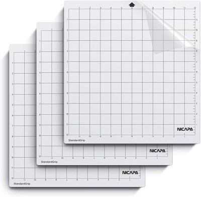 NICAPA Schneidematte für Silhouette Cameo 4/3/2/1 [Standardgriff, 12x12 Zoll, 