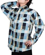 Mens FR Summer Pearl Snaps Breathable Mesh Lightweight Flame Resistant Shirt