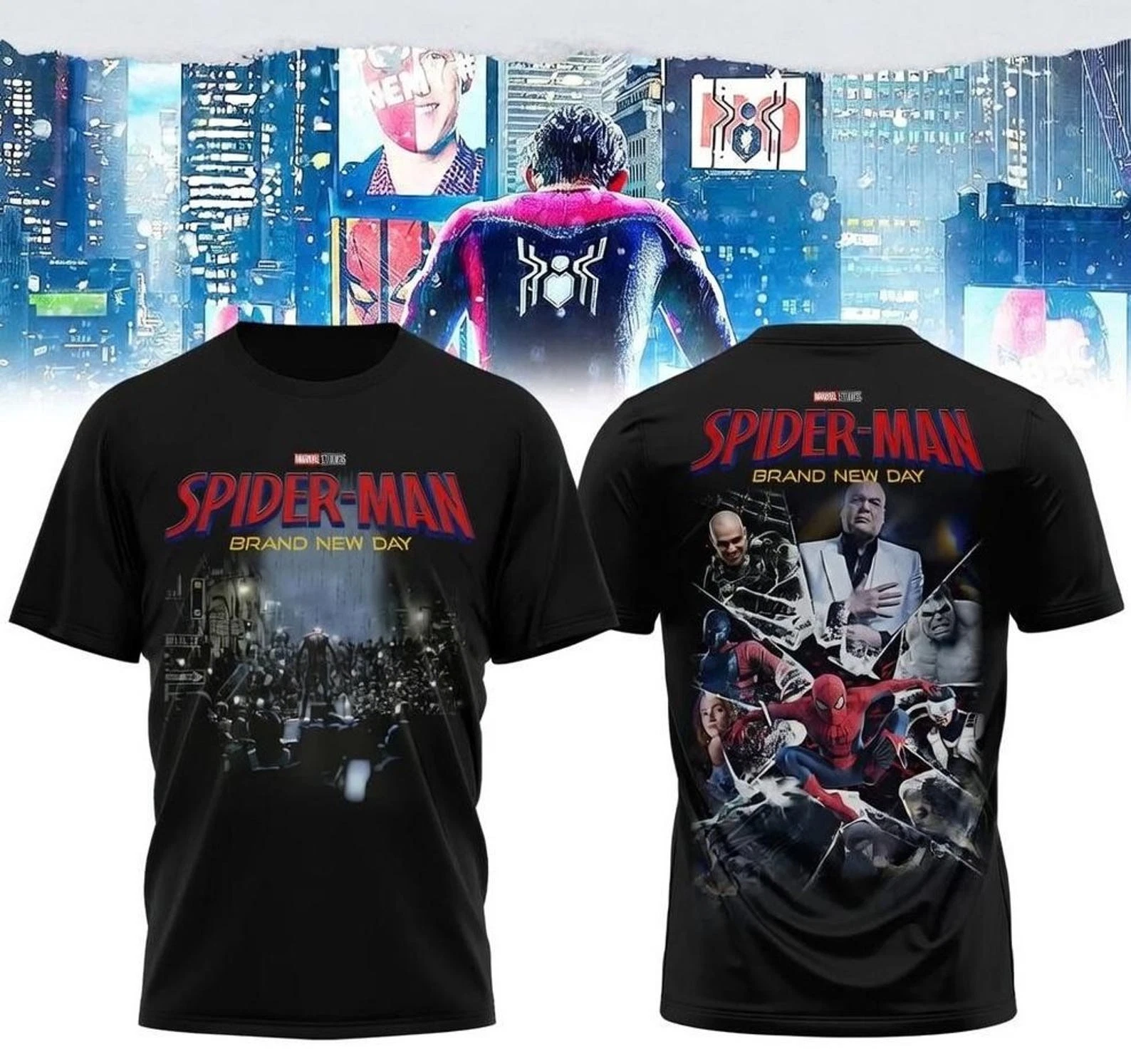 Spider Man Brand New Day Amazing Superhero Father's Day Gift Tshirt 3D Printed