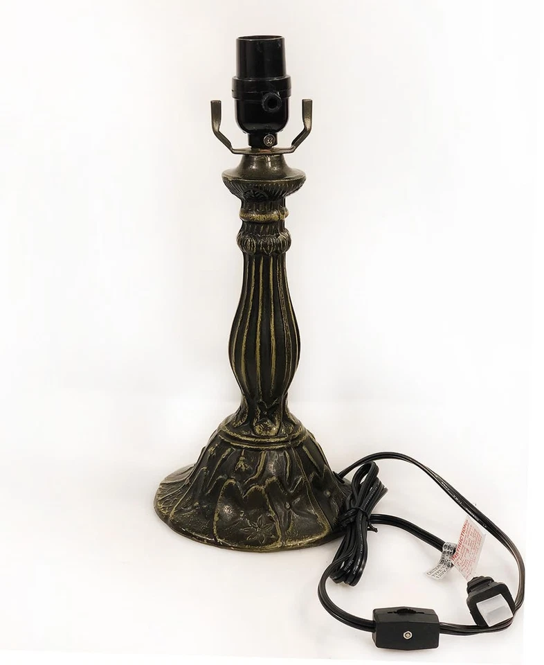 Lamp Base for 10-14 in Shade, Metal, Antique Copper Finish - Image 3 of 4