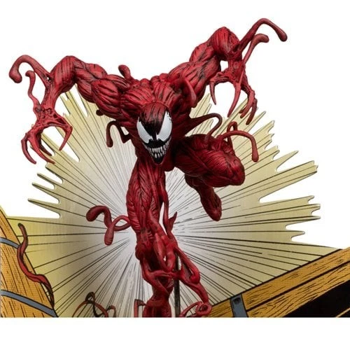 Marvel Wave 4 Carnage The Amazing Spider-Man #362 1:10 Scale Posed Fig. w/ Scene - Image 4 of 4