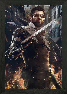 Adam Jensen Deus Ex Gerahmtes Wandbild Poster Leinwanddruck Bild