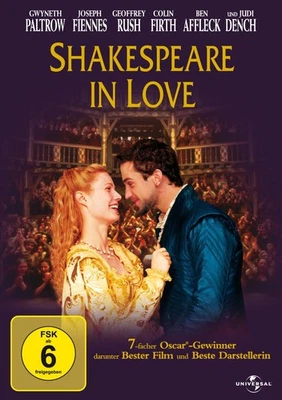 Shakespeare in Love (1998)[DVD/Neu/OVP] Gwyneth Paltrow, Joseph Fiennes, Ben Aff - Bild 1 von 2