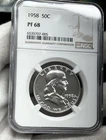 C194. 1959 Franklin Half Dollar 50C NGC PR68