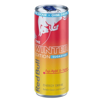 Red Bull Winter Edition 2025 Fuji-Apfel und Ingwer zuckerfrei 250ml
