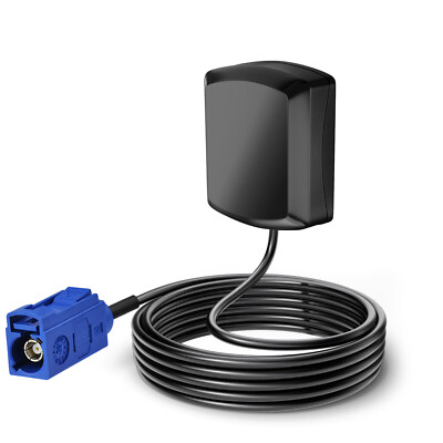 Eightwood GPS Antenne Fakra C mit 3m Fakra Verlängerung für Auto DVR GPS Modul
