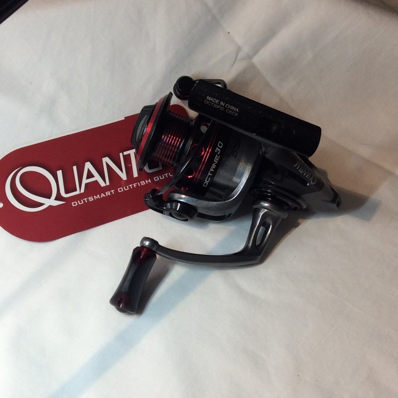 Fishing Reels-set of 2 NEW QUANTUM OCTANE 6bb 30 size SPIN REELs