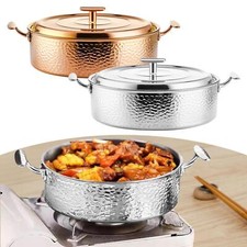 Pure copper hot pot, portable induction pot, stable, easy to clean chafing dish,