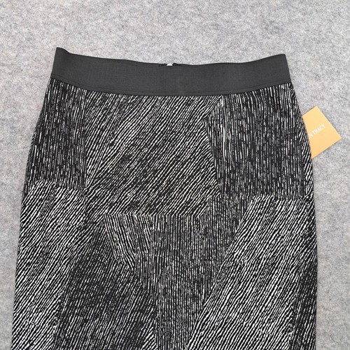 Ellen Tracy Blazer Skirt Set Womens Size 12 Large Black Career Knit Waterfall - Picture 14 of 22