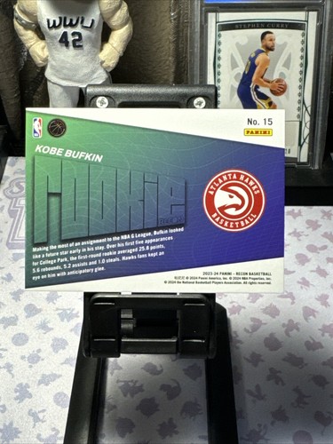 2023-24 Panini Recon Rookie Recon #15 Kobe Bufkin - Picture 2 of 2