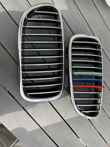 BMW 5er Kühlernieren Chrom mit M-Steg