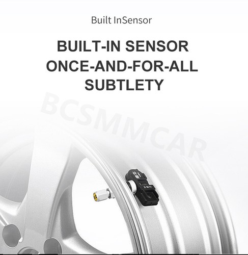 Wireless Solar TPMS Car Tire Pressure Monitoring System W/4Pcs Internal Sensors - Picture 8 of 21