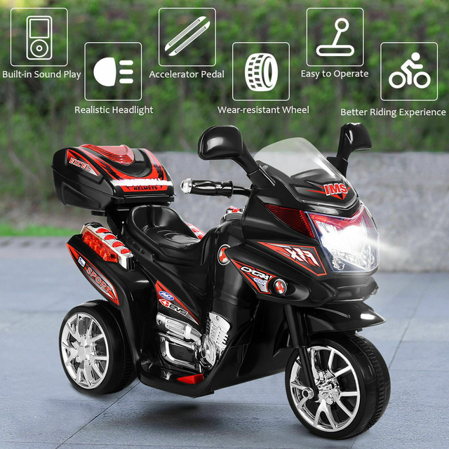 rechargeable motorcycle for kids
