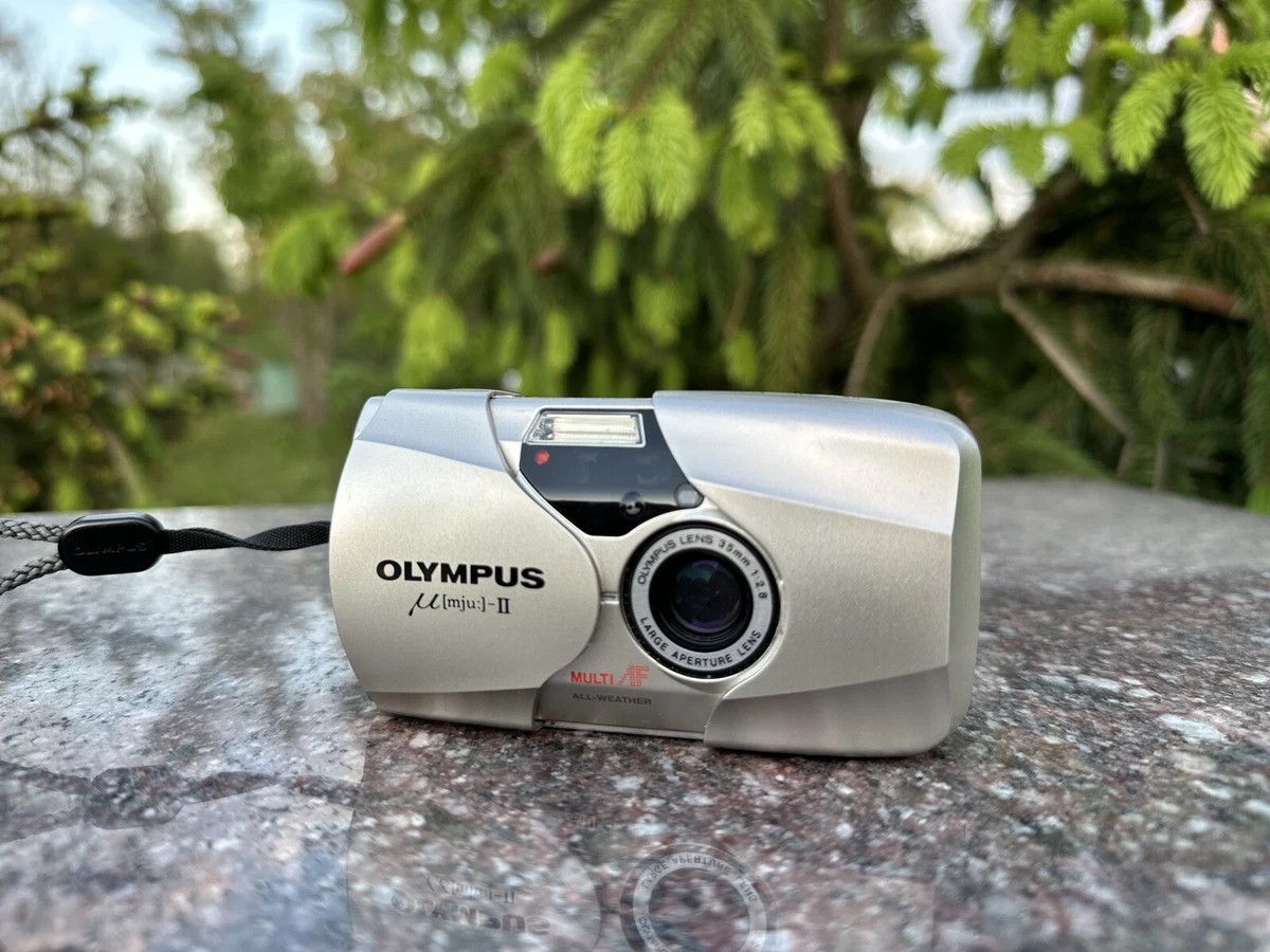 Olympus mju II 35mm Point Shoot Film Camera TESTED
