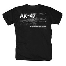 AK 47 Kalaschnikow Maschinengewehr Sowjetunion UdSSR Russland T-Shirt S-5XL
