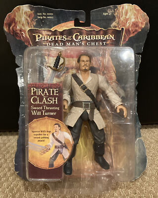 Pirate Clash Sword Thrusting Will Turner Pirates Of The Caribbean Action Figure