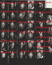 Original Contact Photo Sheet & Negatives 1982 Lily Tomlin Jane Wyman Mac Davis