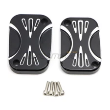 Brake Clutch Reservoir Master Cylinder Cover Cap for Harley Touring Street Glide