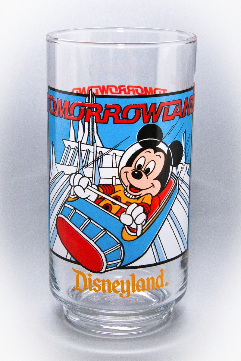 Vtg 1989 McDonald's Disneyland TOMORROWLAND Drinking Glass