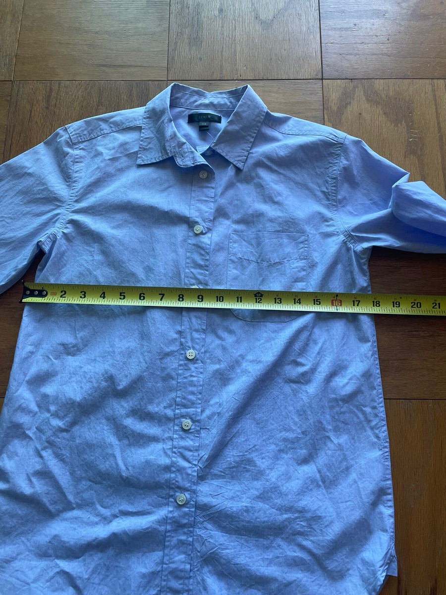 Jcrew Button-down Periwinkle Classic Fit Work Shirt - Size XXS | eBay