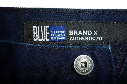 Marithe Francois GIRBAUD BLUE Brand X 