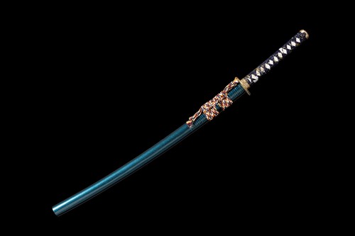 Japanese Samurai Real Samurai Sword 1095 Steel Katana Copper Tsuba sharp - Picture 11 of 11