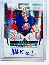 2011-12 Certified Rookie Autographs #183 Mikko Koskinen RC Islanders Oilers