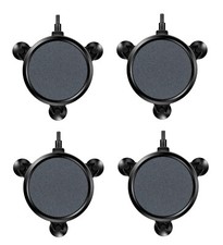 VIVOSUN 4Pack 4" Air Stone Disc w/ Shell Sucker for Hydroponics Aquarium Tank