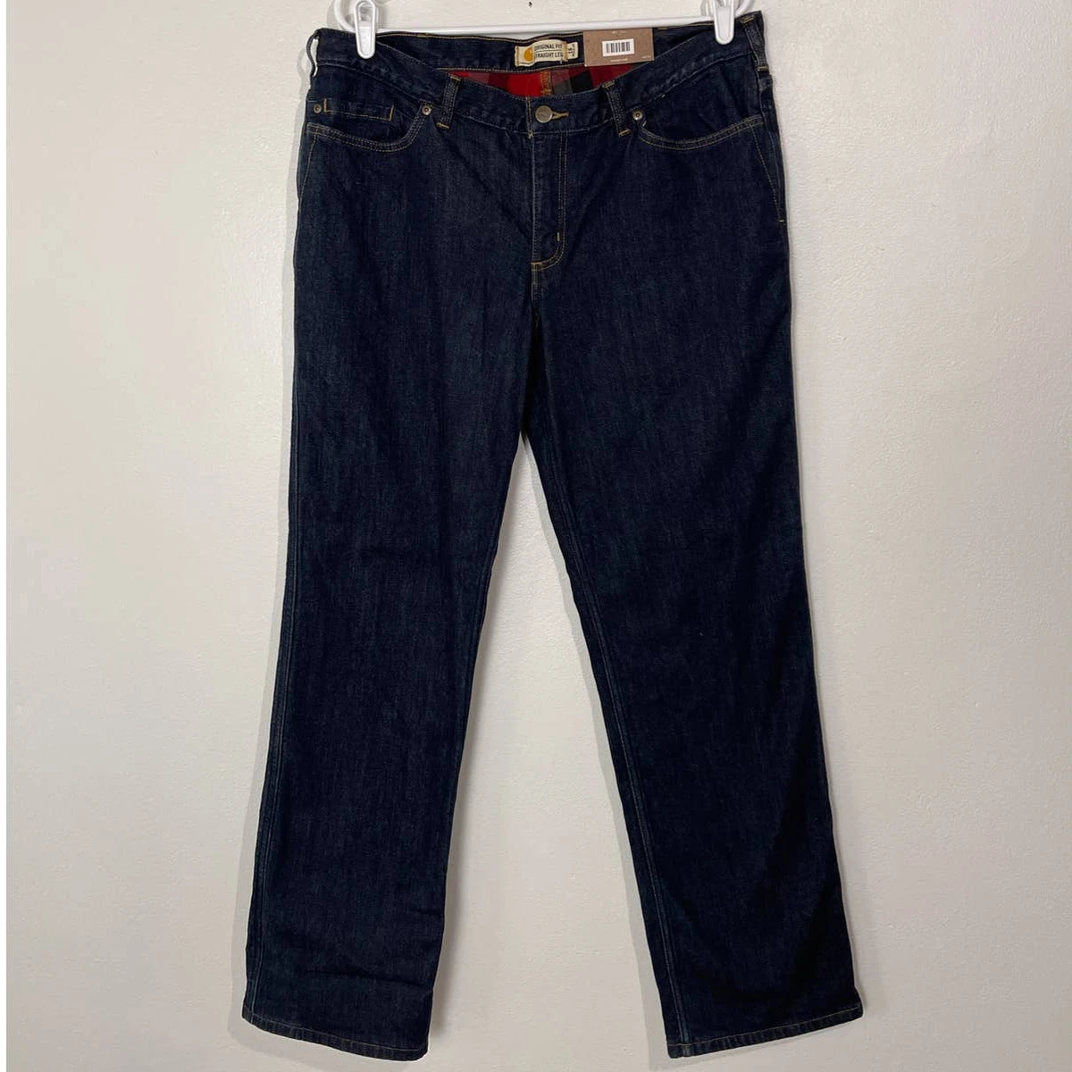 Carhartt women's top flannel lined jeans