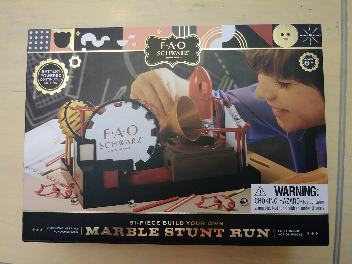 HOT Marble Stunt Fao Schwarz Marble Run FAO SCHWARZ