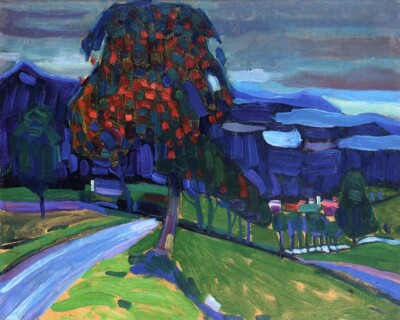 Autumn near Murnau Wassily Kandinsky 1908, Classic Artwork, A2