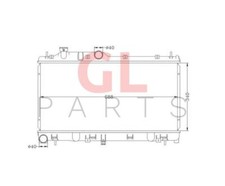 PER SUBARU FORESTER 2L 2.5L 2012-2018 Radiatore acqua EDA COOLING 45111SG000