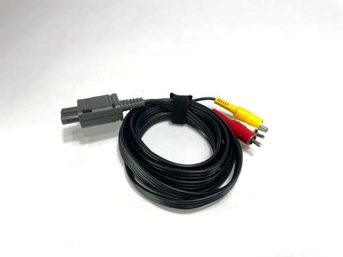 Super Nintendo N64 Gamecube SNES AV RCA Video Cable OEM Tested Works See Video