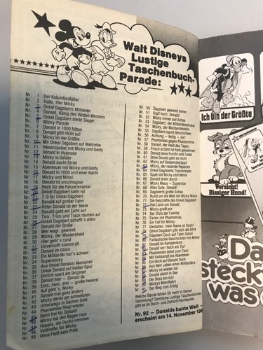 Lustiges Taschenbuch - Walt Disney Comics - Sammlungsauflösung - LTB 1 bis 300 - Bild 56 von 438