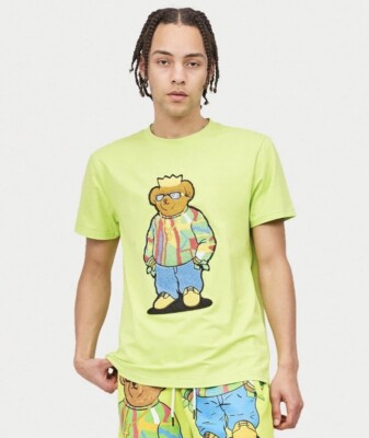 New Reason Clothing King Teddy Green Tee t-shirt For Nike Adidas Sneakers